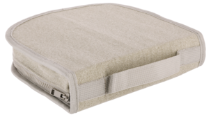 Oppbevaringsveske til bestikk og tallerkener, beige