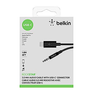 Ljudkabel  USB-C till 3,5 mm, Belkin