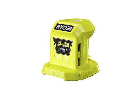 Batteriadapter Ryobi R18USB-0 med USB-laddare