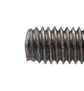 Gängad stång elförzinkad, 1 m