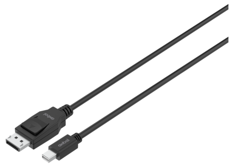 Adapterkabel Mini DisplayPort till DisplayPort 1,8 m, Exibel