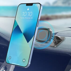 Magnetisk mobilholder for dashbord, bil