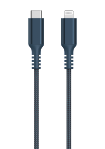 Tygklädd USB-C till Lightning laddkabel för iPhone 1,5m Clas Ohlson