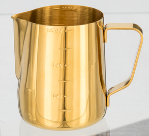 Coline, gullfarget melkemugge