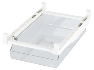 Kjøleskapsoppbevaring uttrekkbar, 20 x 30,5 x 5,5 cm