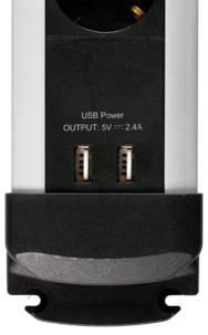 6-veis overspenningsvern USB