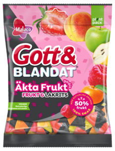 Gott & Blandat äkta frukt och lakrits, 500 g
