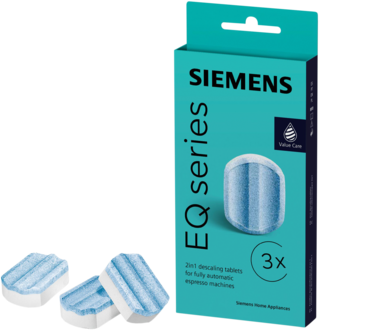 Siemens TZ80002B avkalkningstablett kaffemaskin, 3-pack