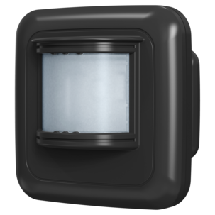 Batteridriven rörelsesensor och eluttag, utomhus