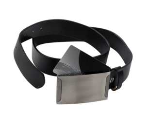 Livrem med kreditkortshållare