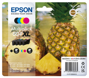 Epson 604XL Ananas Mustekasetti, monipakkaus