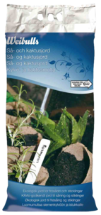 Weibulls Kylvömulta siemenille, pistokkaille ja kaktuksille, 8 litraa