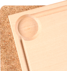 Planksteksbrädor med underlägg, 2-pack