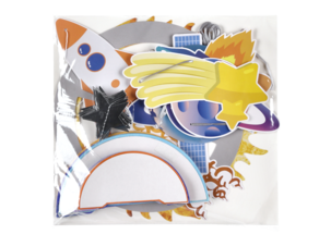 Festdekorasjoner med romtema