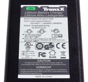 Laddare 36 V Asaklitt eCity 
