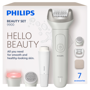 Philips Series 9000 epilator Beauty Set med 7 tillbehör