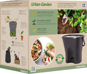 Bokashi kompostbøtte Urban Garden, 18 liter