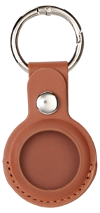 Anmiki Airtag-hållare med nyckelring, konstläder