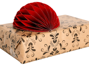 Paketdekorationer 3-pack