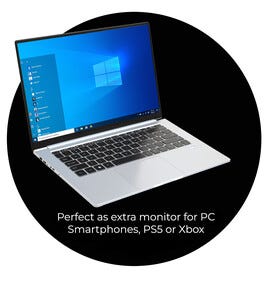 Denver PMO-15601 portabel skärm Full HD, 15,6 tum