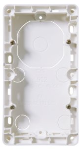 Elko RS 2-roms forhøyningsramme 20 mm, Nordic Renhvit