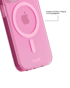 Holdit Transparent Case MagSafe iPhone 15 Pro mobildeksel