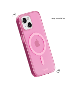 Holdit Transparent Case MagSafe iPhone 15, 14, 13 mobilskal