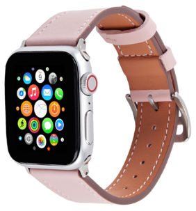 Anmiki Apple Watch klokkereim 38, 40 og 41 mm, skinnimitasjon