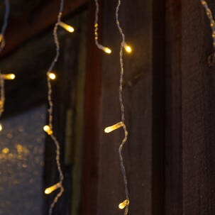 Istappslynge varmhvit LED, Northlight, kan bygges ut