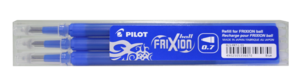Refill til Pilot Frixion Clicker kryssordpenn, 3-pakning