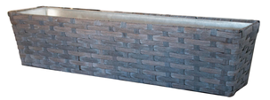 Blomlåda flätad