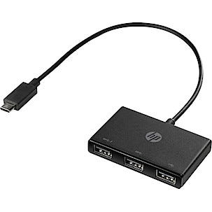 USB-C-hub til USB-A-hub, 3 porter 