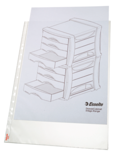 Plastficka A3 Esselte, 50-pack