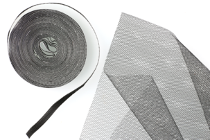 Hyttysverkko ikkunaan musta, tarra 130 x 150 cm