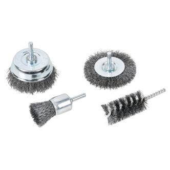 Cocraft Teräsharjasarja ruuvivääntimeen, 6 mm:n varsi, 4 kpl