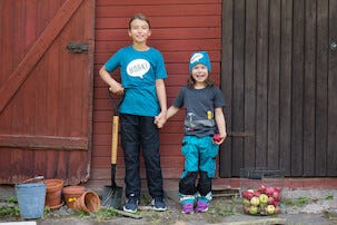 T-shirt barn Tool Belt, grå