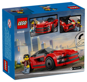 LEGO City Punainen urheiluauto, yli 5-vuotiaille