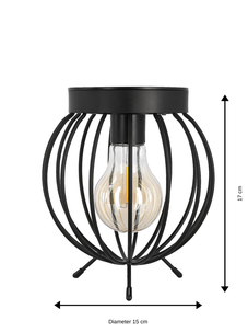 Northlight rund solcellelykt