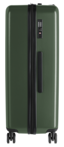 Resväska och kabinväska med hjul grön, 2-pack