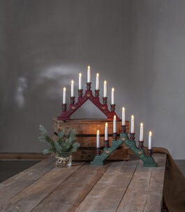 Star Trading Sara adventsljusstake allmoge, 38 cm