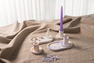 Creativ Company DIY Kit Resin, gjut ljusstakar och brickor