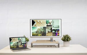 j5create JCT425-N skjermstativ med USB-C-hub