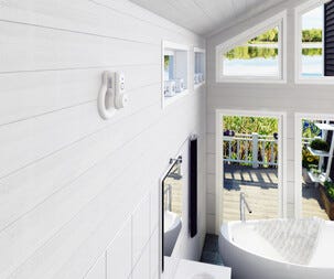 Pax Passad 00 badrumsfläkt för vägg eller tak