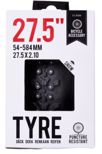 Piggdekk for sykkel 27,5