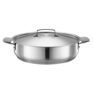 Fiskars All Steel Paistovuoka, jossa kansi, ruostumatonta terästä