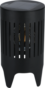 Solcellslykta utomhus, svart metall, Northlight