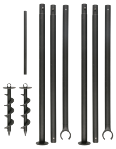 Northlight stolpar för ljusslingor, 212 cm, 2-pack