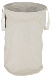 Tvättkorg basic i tyg, beige