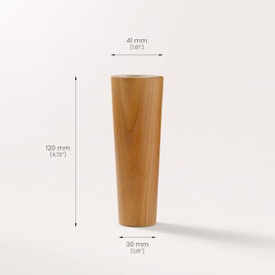 Prettypegs Kalustejalka Carl 120 mm, 1 kpl