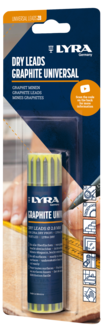 Reservstift Lyra Dry Graphite, 12-pack